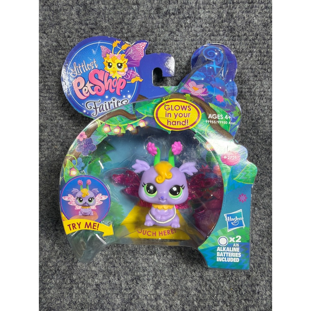 Littlest Pet Shop Fairies Lilac Fairy 2729 Glistening Garden Light Up Toy 2012